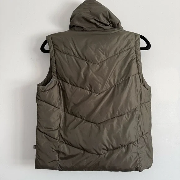 Vintage Jacob Connexion Olive Quilted Vest - Picture 4 of 9
